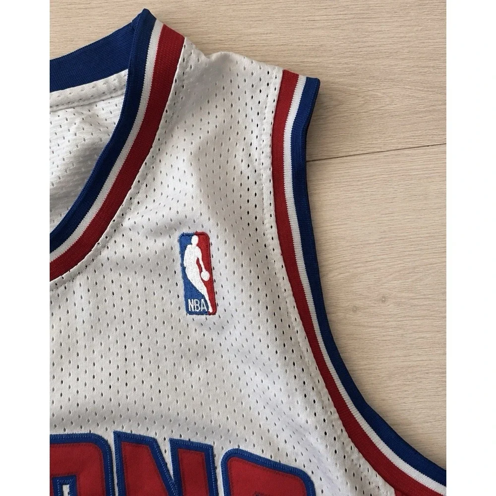 Dennis Rodman #10 Detroit Pistons Adidas Hardwood Classics Jersey Men's L